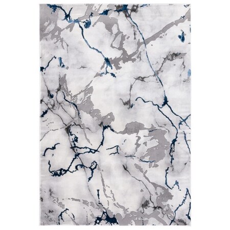 Safavieh 6 ft.-7 in. x 6 ft.-7 in. Craft Square Power Loomed Rug Grey & Orange CFT858F-7SQ